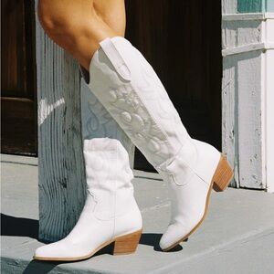 Princess polly billini urson boot white s6